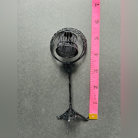 Black Dollhouse Wire Birdhouse - Picture 3 of 7